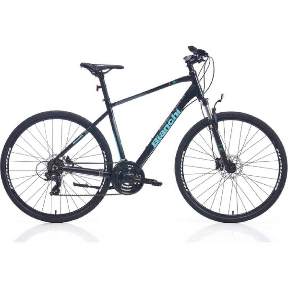 Bianchi T0018-FS-D 21 Vites Hd Trekking Bisiklet Siyah - Celeste 47CM Şehir & Gezi Bisikletleri Fiyatı