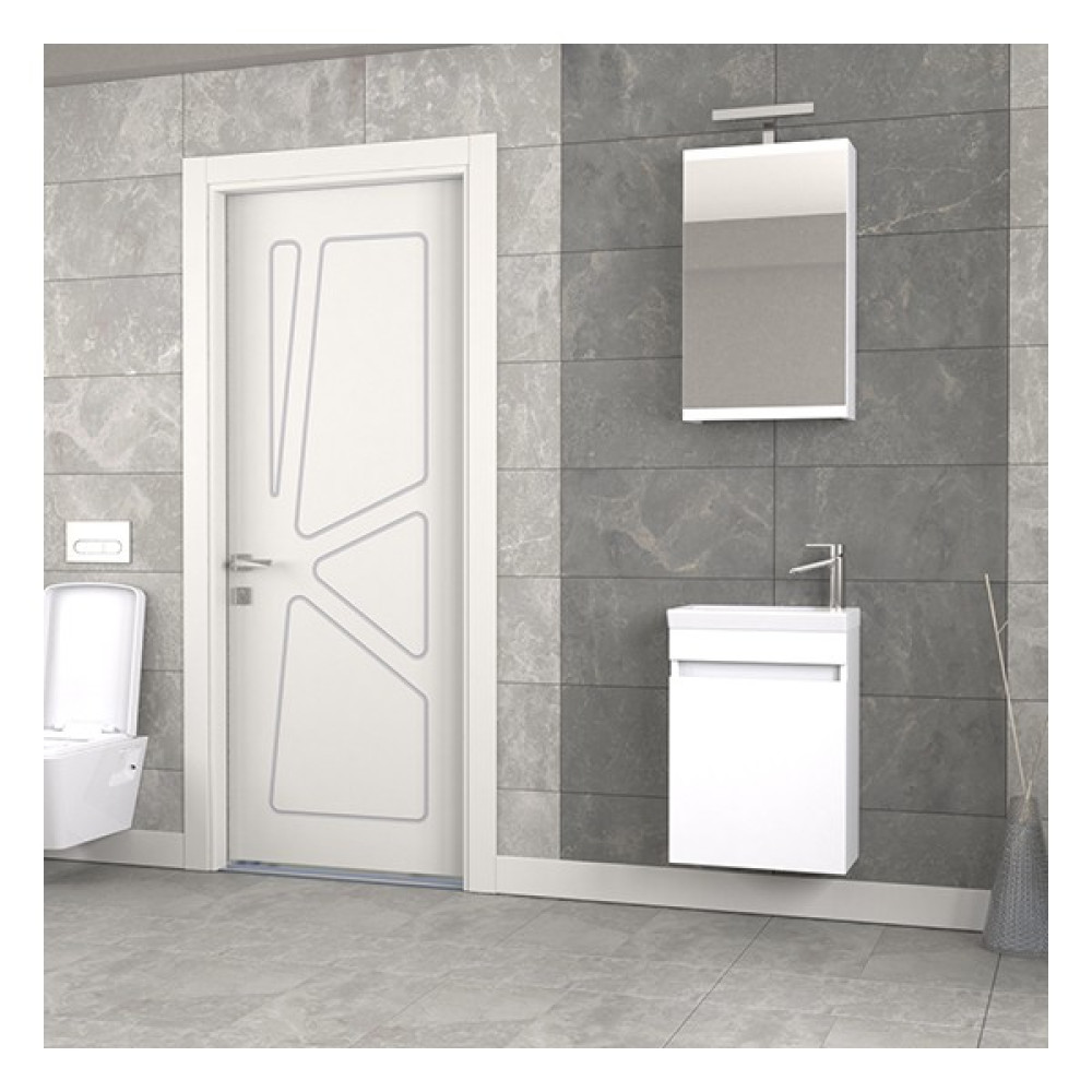 Biani Fix Edremit 45 cm Mat Beyaz Banyo Dolabı Banyo Dolabı / Mobilyası Fiyatı