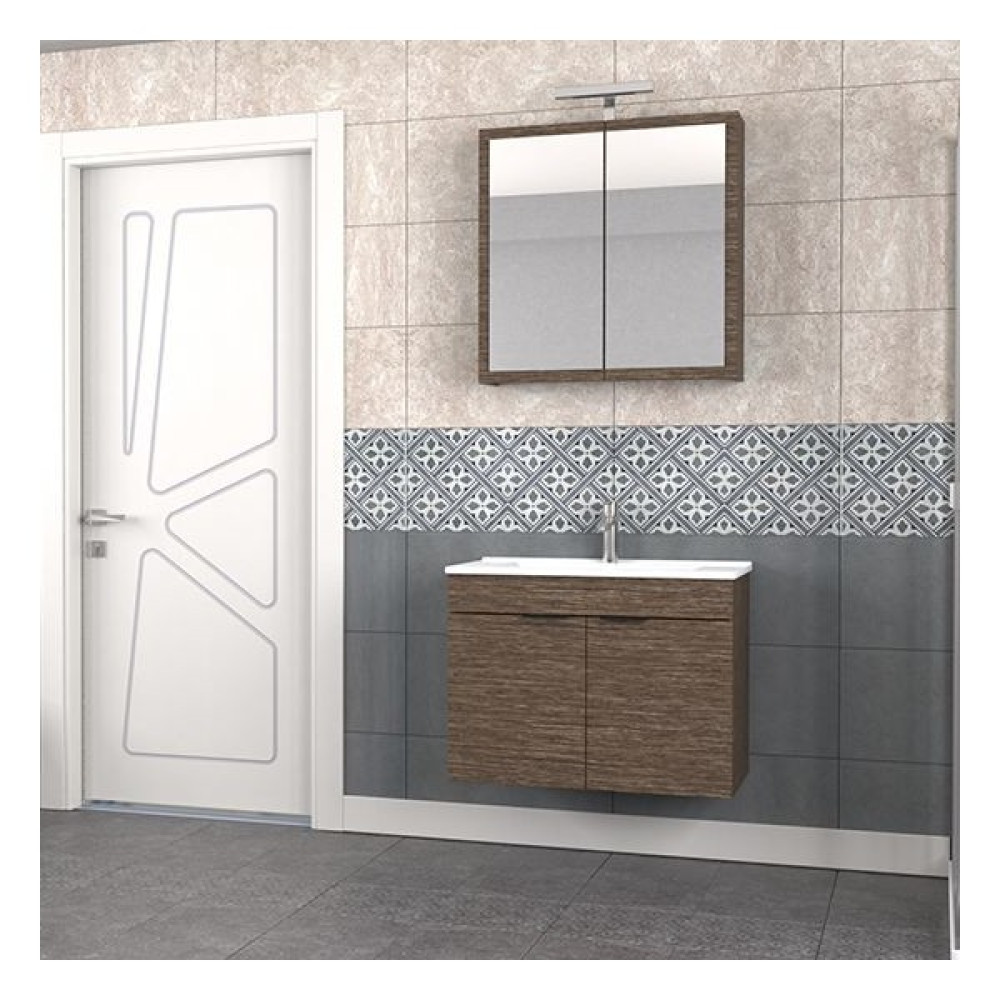 Biani Fix Loft 75 cm Banyo Dolabı Renk Aybe Kahve - Kahverengi Banyo Dolabı / Mobilyası Fiyatı