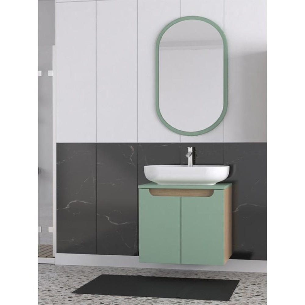 Biani Katia 60 cm Banyo Dolabı Renk Su Yeşili Banyo Dolabı / Mobilyası Fiyatı