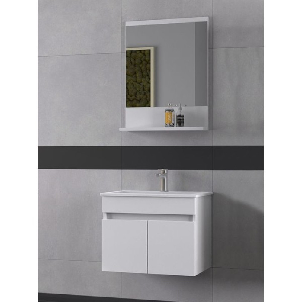 Biani Tome 60 cm Banyo Dolabı Renk Mat Beyaz Banyo Dolabı / Mobilyası Fiyatı