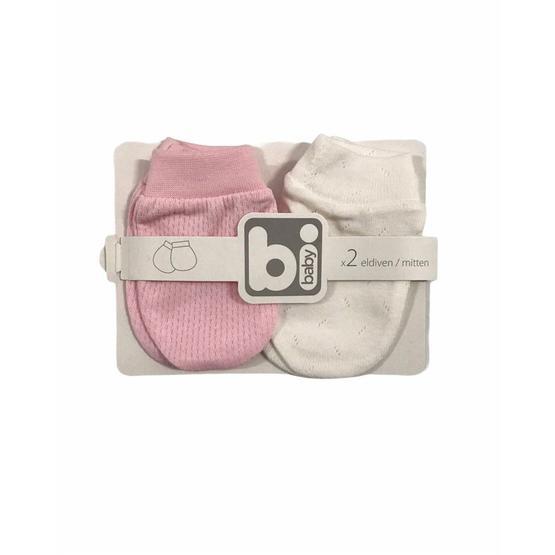 Bibaby 2 li Pembe Ekru Eldiven Bebek Eldiveni Fiyatı