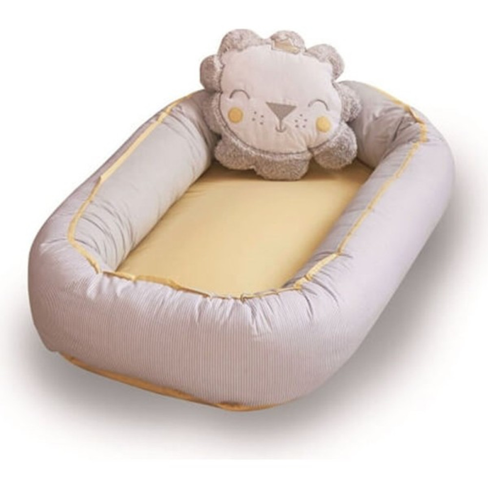 Bibaby Anne & Baba Yanı Yatağı Baby Nest Lüx Lion Sarı - Renkli Beşik Fiyatı
