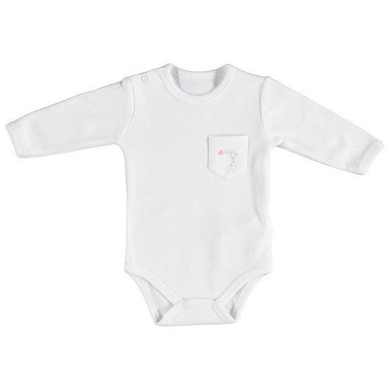 Bibaby Ekru Sarı Organik Body Baby Elephant