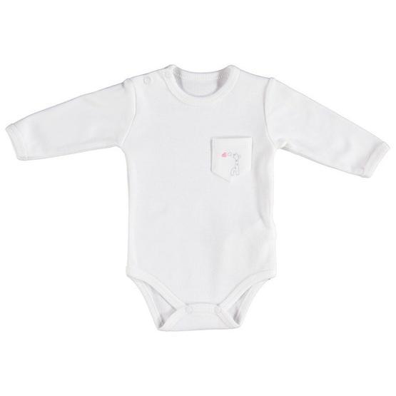 Bibaby Ekru Sarı Organik Body Baby Elephant