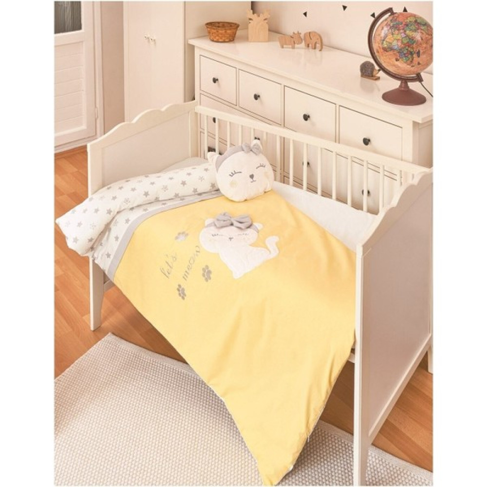 Bibaby Nevresim Takımı Cute Cat Sarı Oto Boyaları Fiyatı