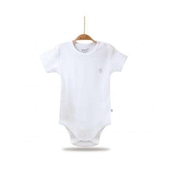 Bibaby Organik Kısa Kol Basic Ekru Bebek Body Bebek Body Fiyatı