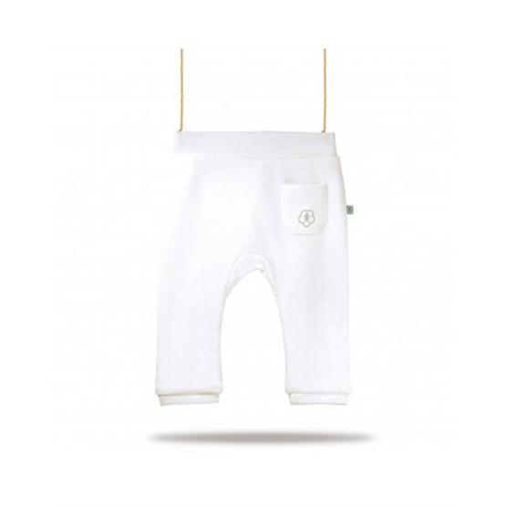 Bibaby Organik Patiksiz Basic Ekru Bebek Pantolon Bebek Pantolon Fiyatı