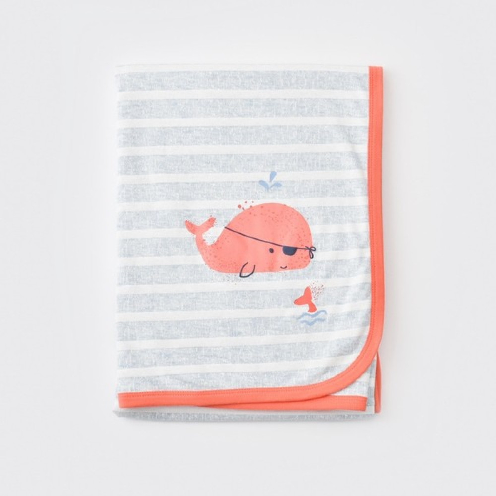 Bibaby Pirate Finny Bebek Battaniyesi 85X90 cm 64622 - Mavi Oto Boyaları Fiyatı