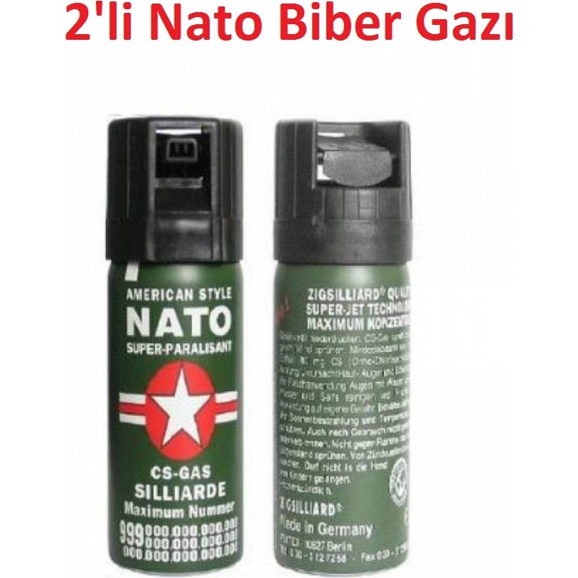 Biber (Nato) Gazı Büyük Boy (2 Adet) Diğer Fiyatı