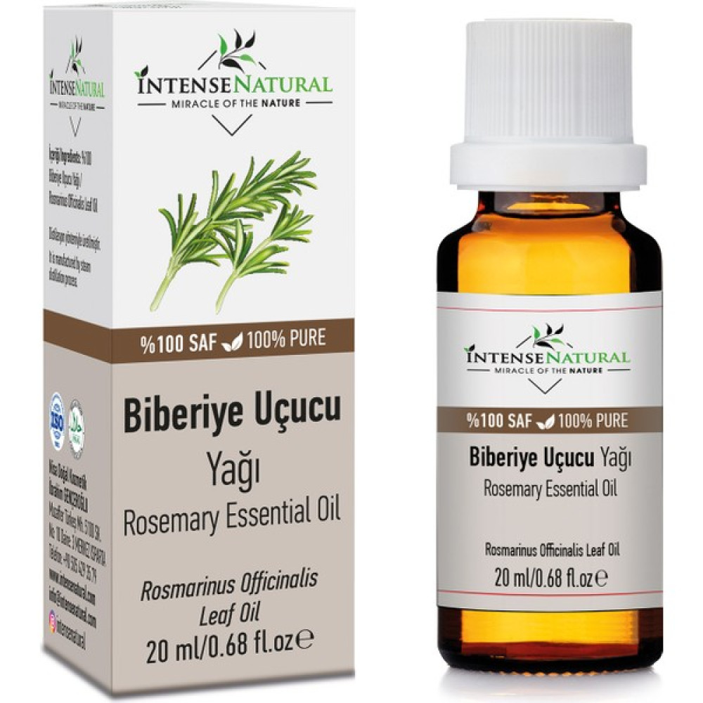 Biberiye Uçucu Yağı 20 ml %100 Saf ve Doğal Rosemary Essential Oil Bitkisel Yağlar Fiyatı