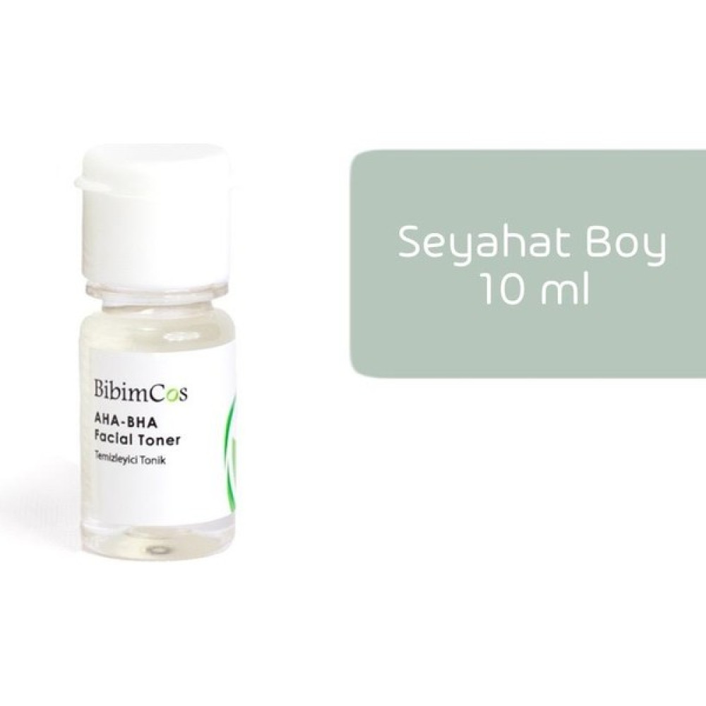 Bibimcos Aha-Bha Facial Toner 10 ml - Peeling Etkisi Sunan Arındırıcı Tonik Cilt Temizleme ve Peeling Fiyatı