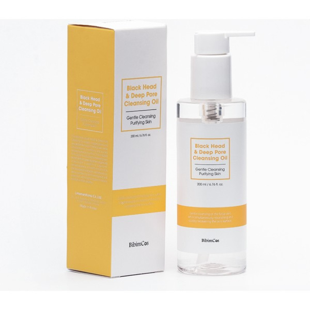 Bibimcos Black Head & Deep Pore Cleansing Oil New Version 200 ml Cilt Temizleme ve Peeling Fiyatı