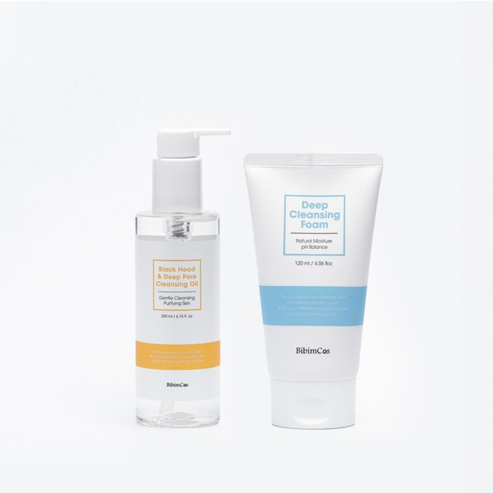 Bibimcos Double Cleansing Metot Set | Çift Aşamalı Temizlik Seti Cilt ve Yüz Bakımı Fiyatı