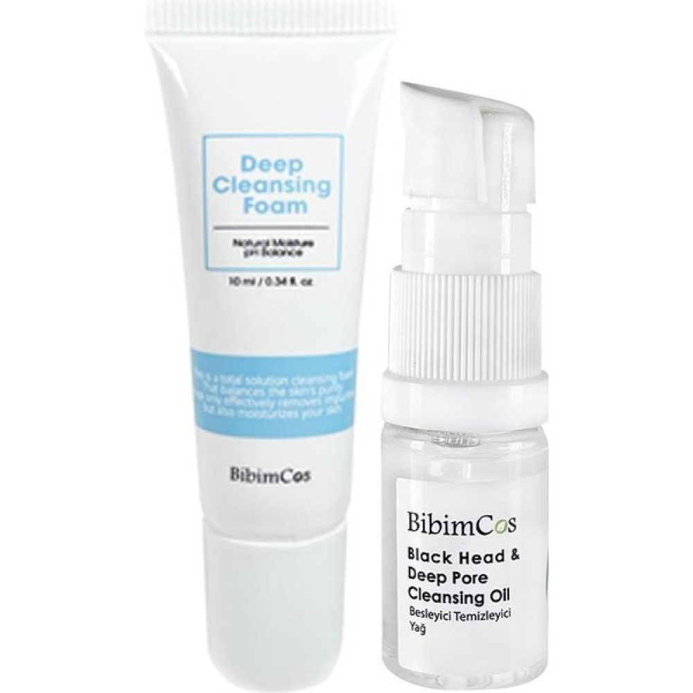 Bibimcos Mini Double Cleansing Metot Set | Çift Aşamalı Temizlik Seti 10ML Cilt ve Yüz Bakımı Fiyatı