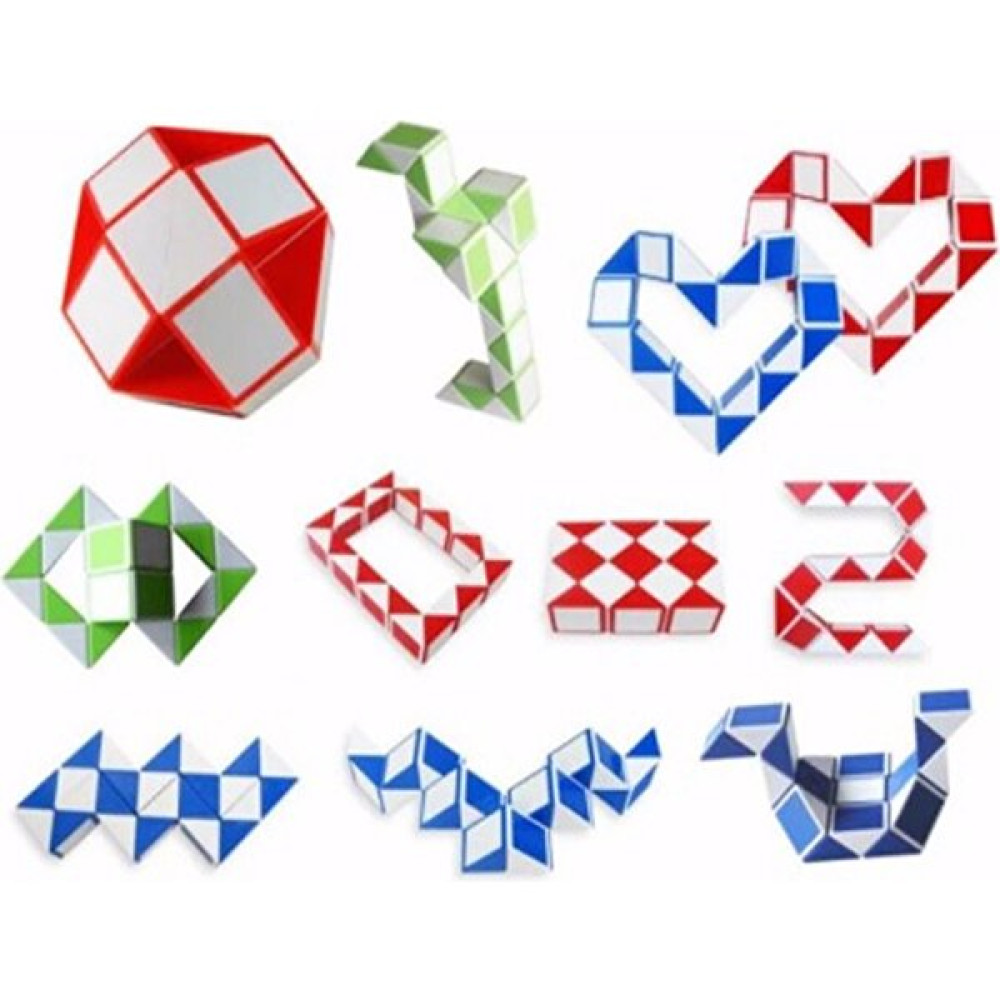 Bibizde 24 Parça Magic Snake Rubik Yılan Zeka Küpü Küçük Boy Eğitici Oyuncak Fiyatı