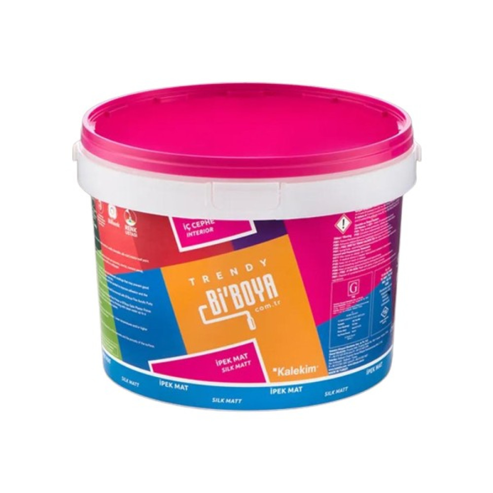 Bi'boya Ipek Mat Trendy Ayışığı 7.5 Lt - AYIŞIĞI İç Cephe Duvar Boyası Fiyatı
