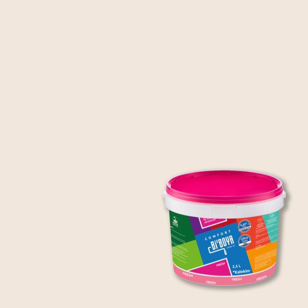 Bi'boya Ultra Düşük Voc Içerikli Boya Nergis - 2,5 Lt - Nergis İç Cephe Duvar Boyası Fiyatı