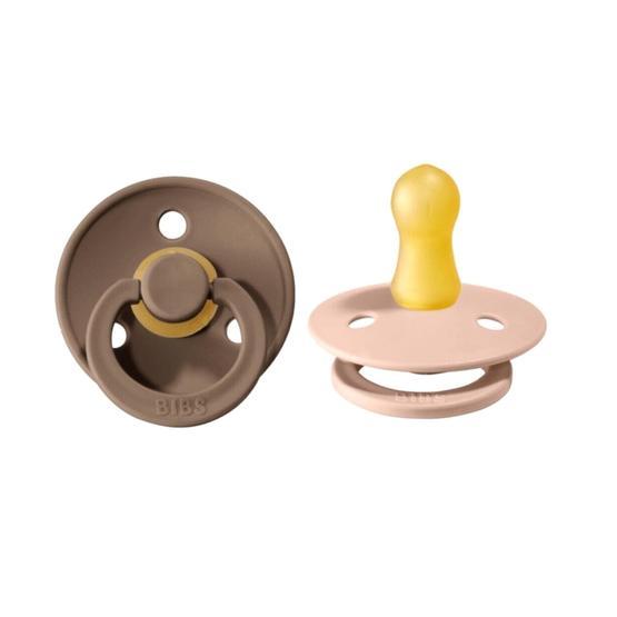 Bibs 110211 Dark Oak - Blush 0-6 Ay Doğal Kauçuk 2'li Emzik Emzik Fiyatı