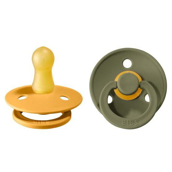 Bibs 1810301 Honey Bee/Olive 6-18 Ay Colour Couture İkili Emzik