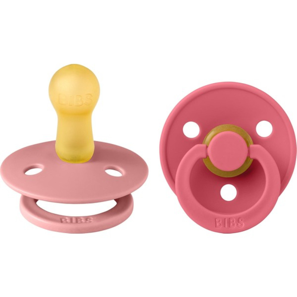 Bibs Colour Ikili Kauçuk Emzik-Dusty Pink/coral 6-18 Ay - Pembe - 6 Ay ve Üzeri Emzik Fiyatı