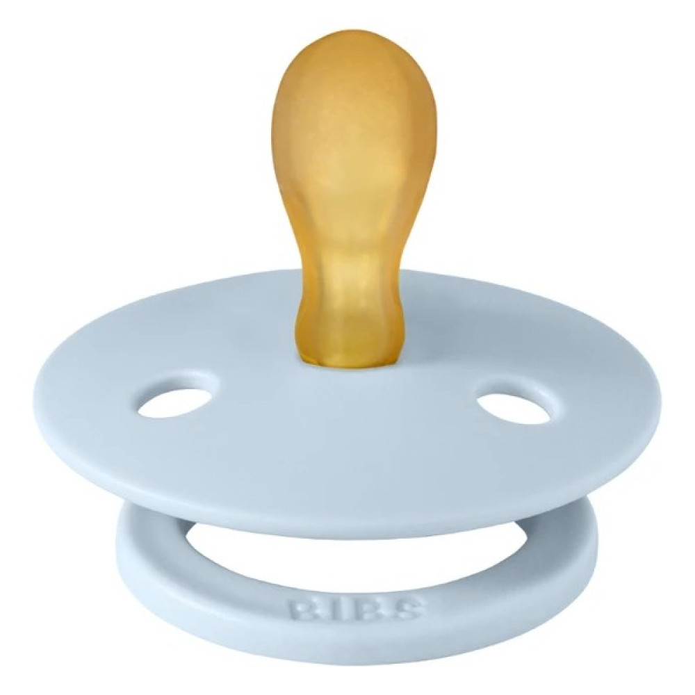 Bibs Colour Simetrik Kauçuk Emzik - Baby Blue 0-6 Ay - Mavi - 0 - 6 Ay Emzik Fiyatı