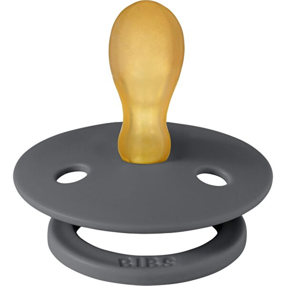 Bibs Colour Simetrik Kauçuk Emzik - Iron 6-18 Ay - Gri - 6 - 18 Ay Emzik Fiyatı