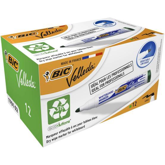 Bic 1701 Velleda Yeşil 12'li Paket Tahta Kalemi Yazı Tahtası Kalemi Fiyatı