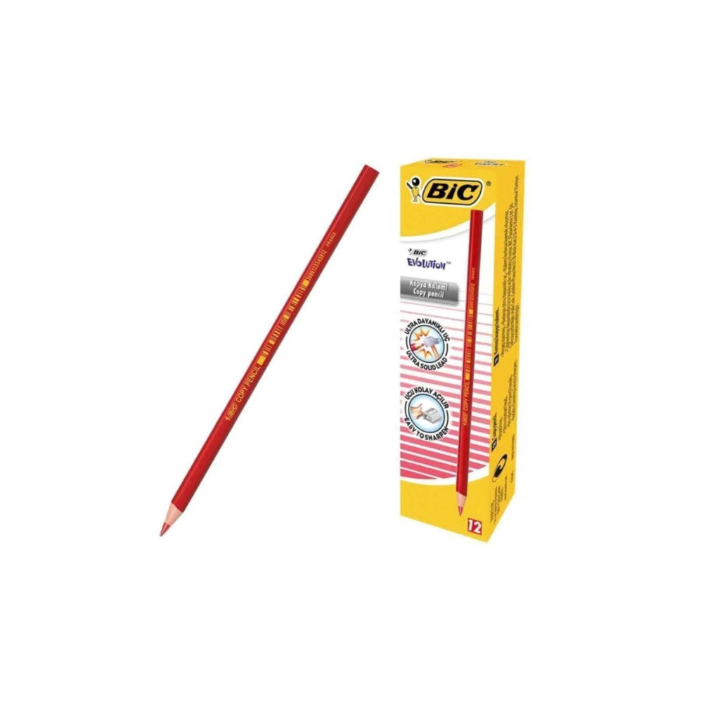 Bic Bıc Evolutıon Kırmızı Kopya Kalemi 12li Paket- Dolma Kalem Fiyatı