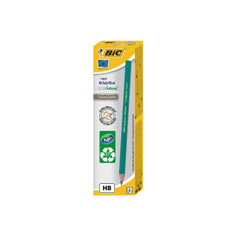Bic Eco Evolution Kurşun Kalem Hb 650 880311 (1 Paket 12 Adet) Kurşun (Ahşap) Kalem Fiyatı