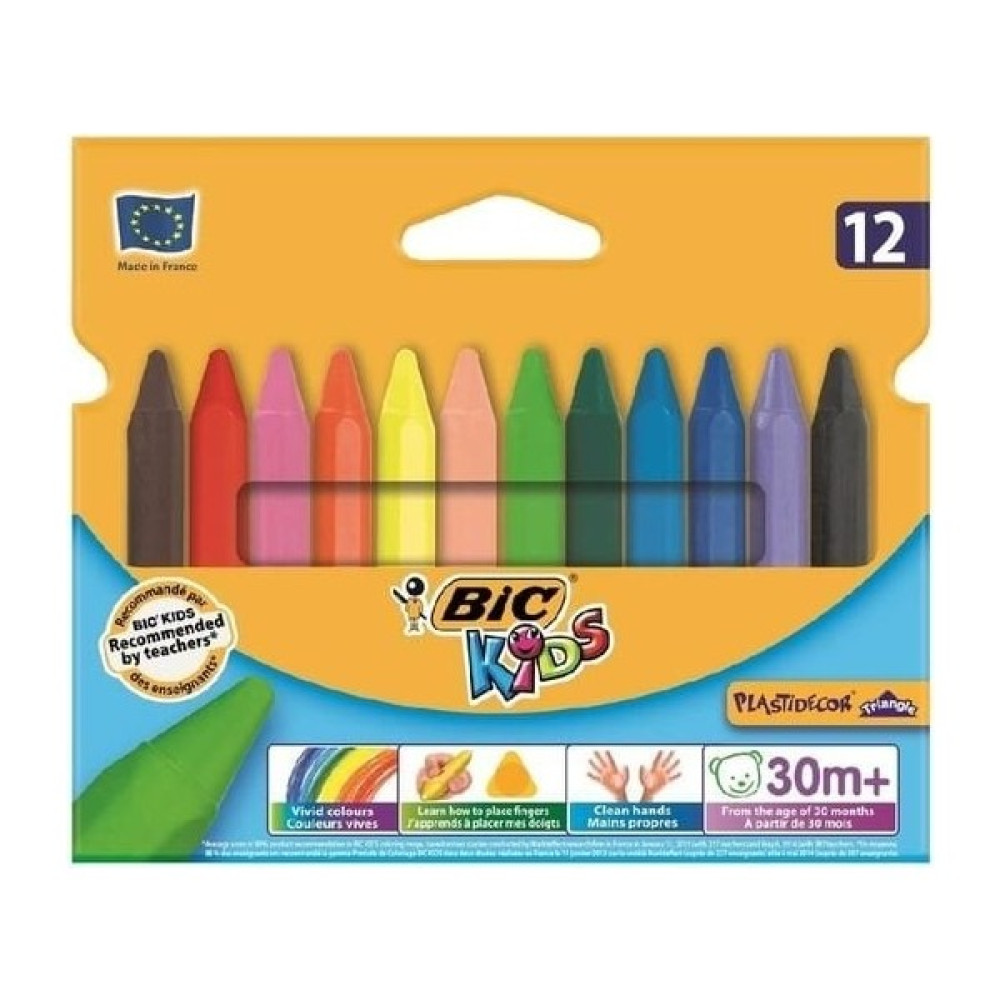 Bic Elleri Kirletmeyen Üçgen Pastel Boya 12 Renk Pastel Boya Fiyatı
