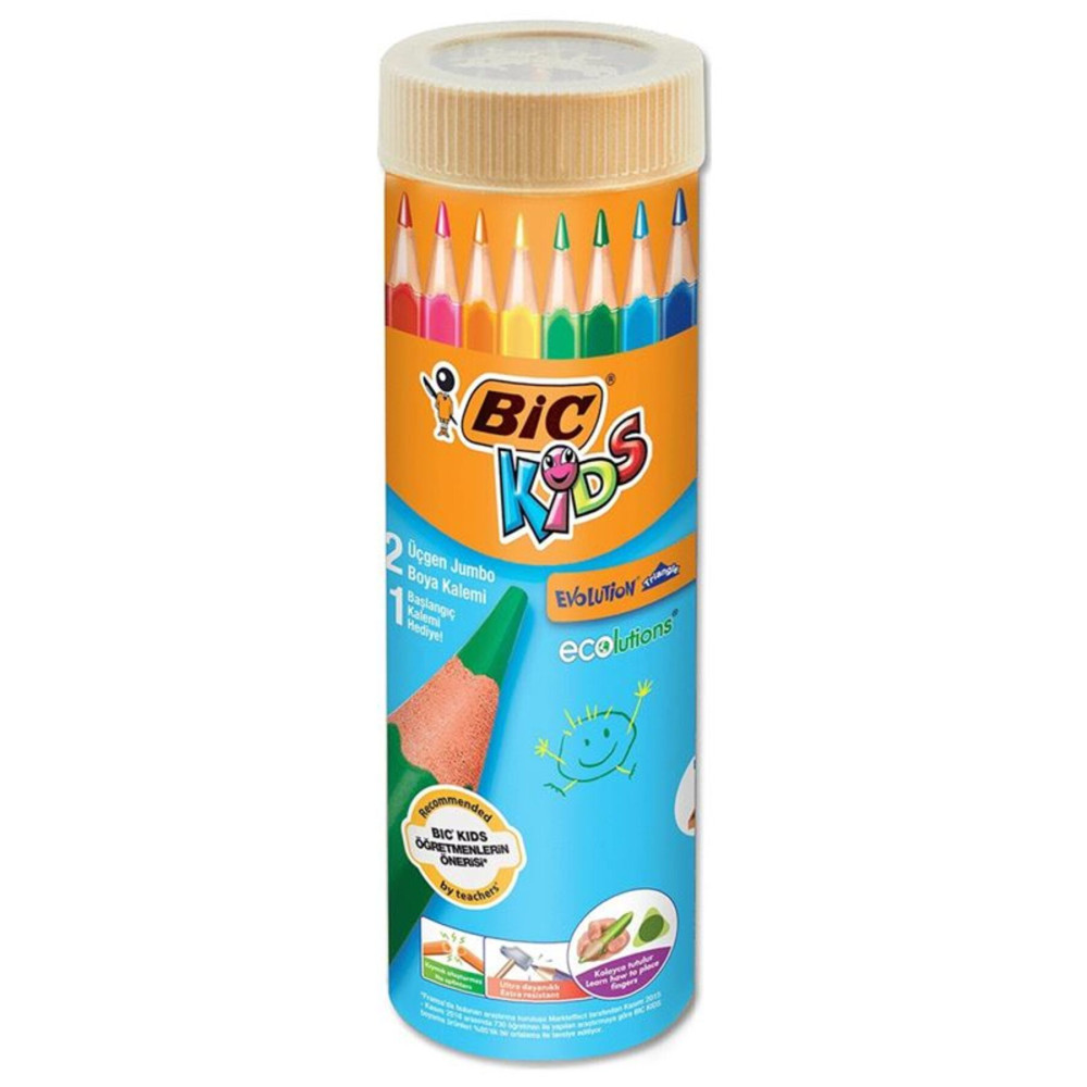 Bic Evolutıon 12 1 Üçgen Jombo Boya Kalemi 958192 Kuru Boya Kalemi Fiyatı