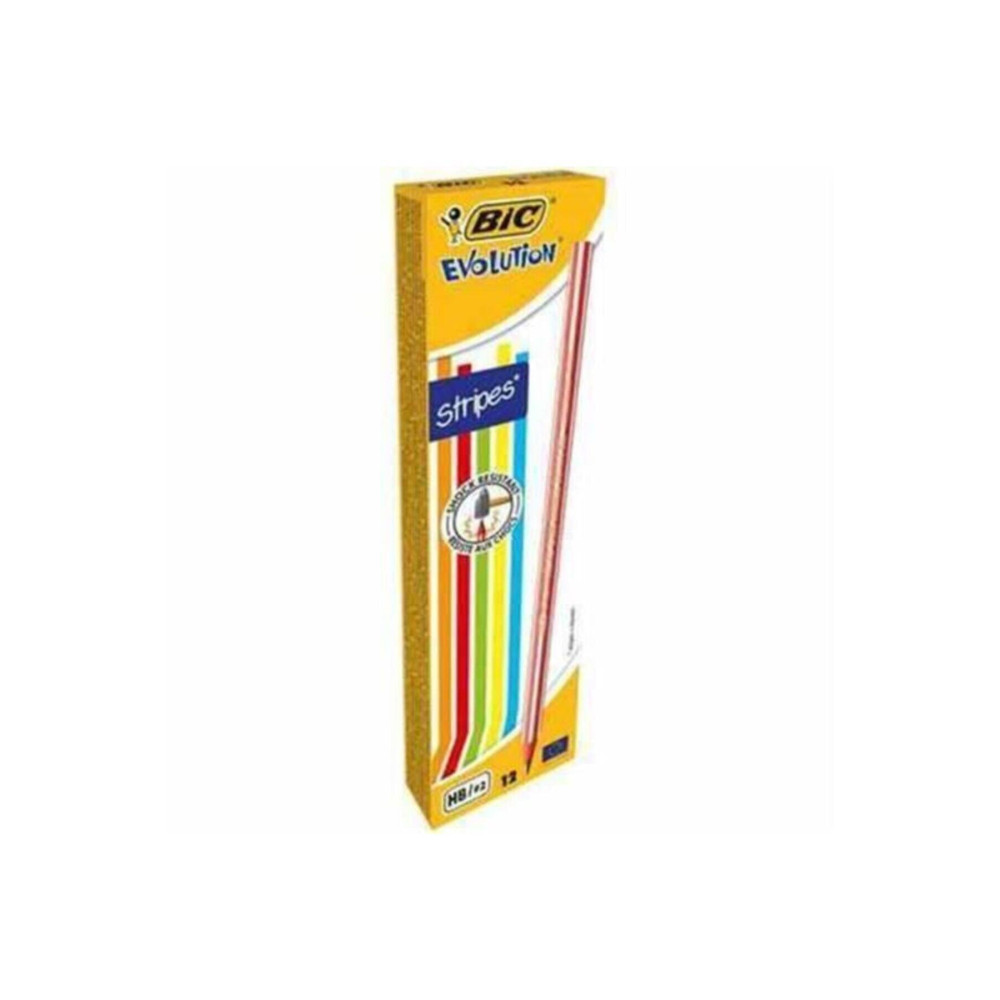Bic Evolution Stripes Kurşun Kalem 12li Kutu Kurşun (Ahşap) Kalem Fiyatı