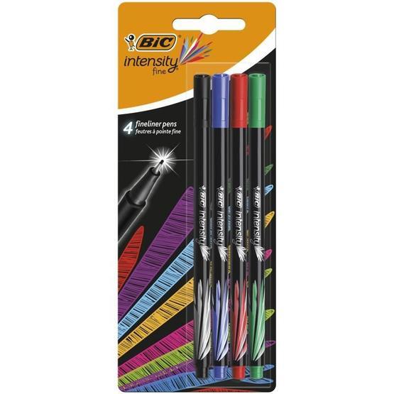 Bic Intensity 4'lü Blister Keçe Karışık Renk Uçlu Kalem