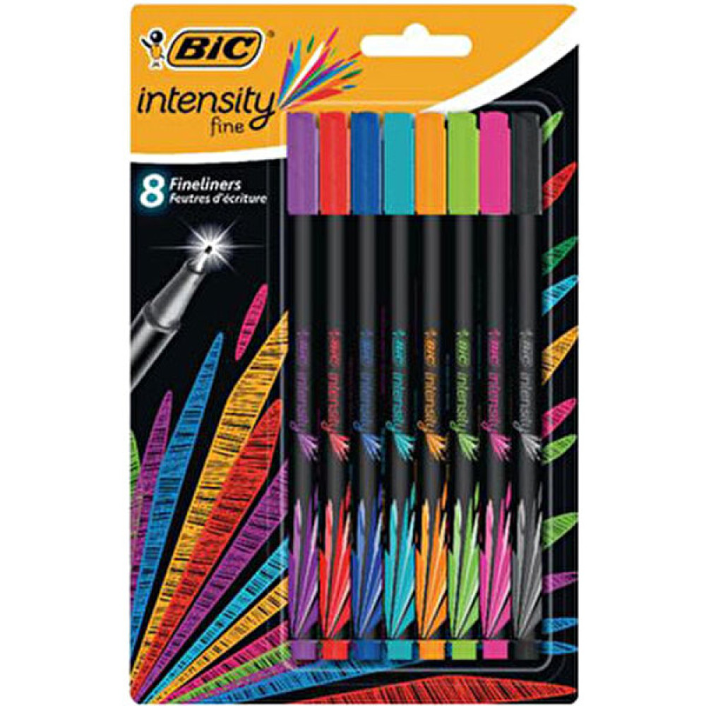 Bic Intensity Fine Liner Keçe Uçlu Kalem 8'li Jel Mürekkepli (Roller) Kalem Fiyatı