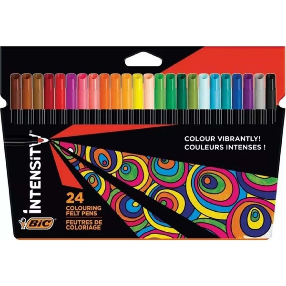 Bic Intensıty Keçeli Boya Kalemi 24 Renk 978035 Keçe Uçlu Kalem Fiyatı