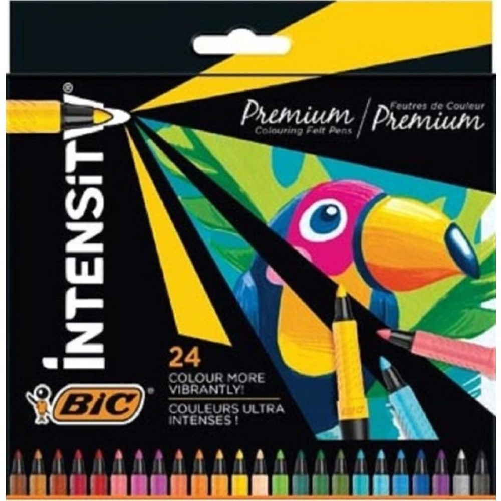 Bic Intensity Premium Keçeli Boya Kalemi 24 Renk Keçe Uçlu Kalem Fiyatı