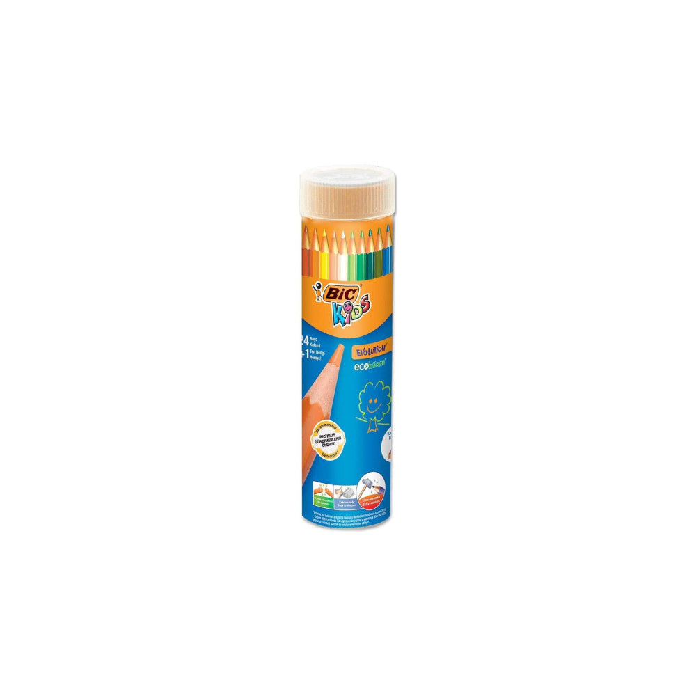 Bic Kids Evolution Kuru Boya Kalemi 24 1li Metal Tüp Kuru Boya Kalemi Fiyatı
