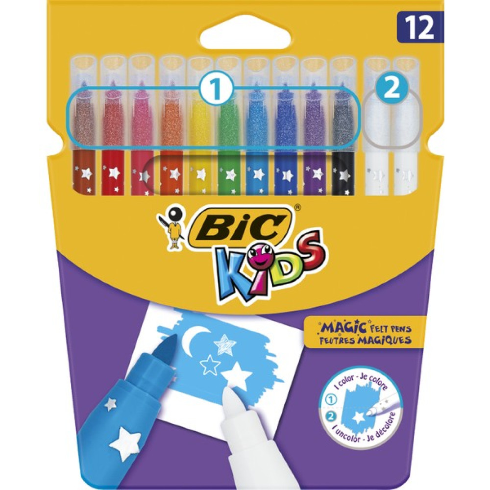 Bic Kids Magic Silinebilir Keçeli Boya Kalemi, 12’li Kutu Keçe Uçlu Kalem Fiyatı