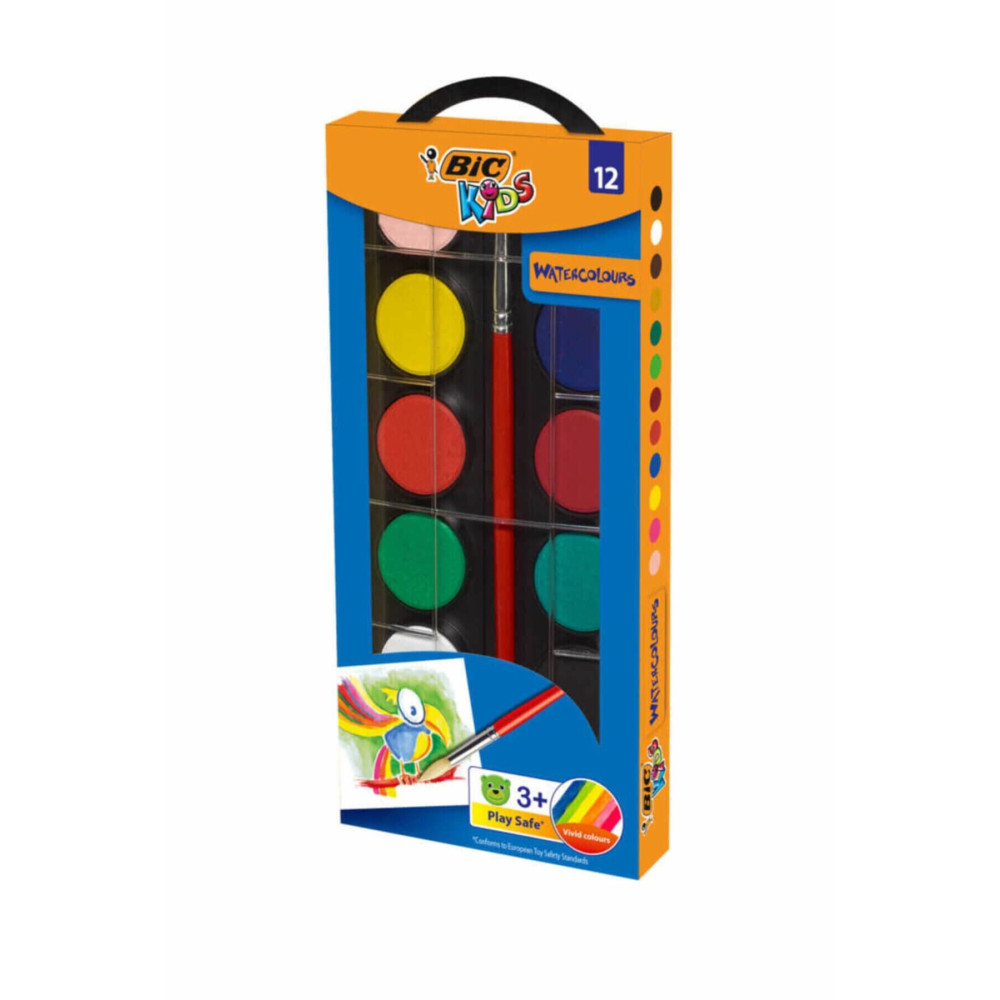 Bic Kids Sulu Boya 12 Renk Sulu Boya Fiyatı