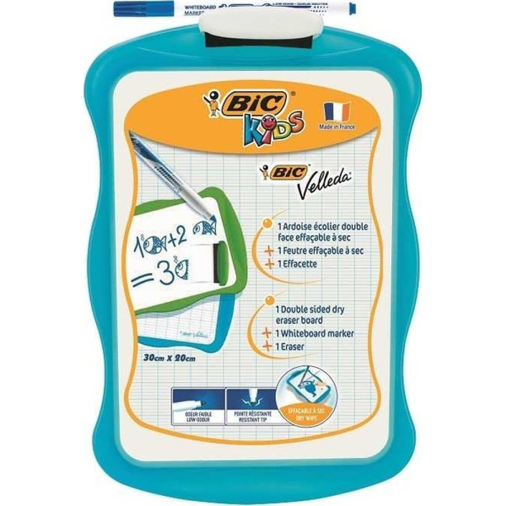 Bic Mini Beyaz Tahta 1218 + Kalem 1721 + Silgi Mavi Yazı Tahtası Kalemi Fiyatı