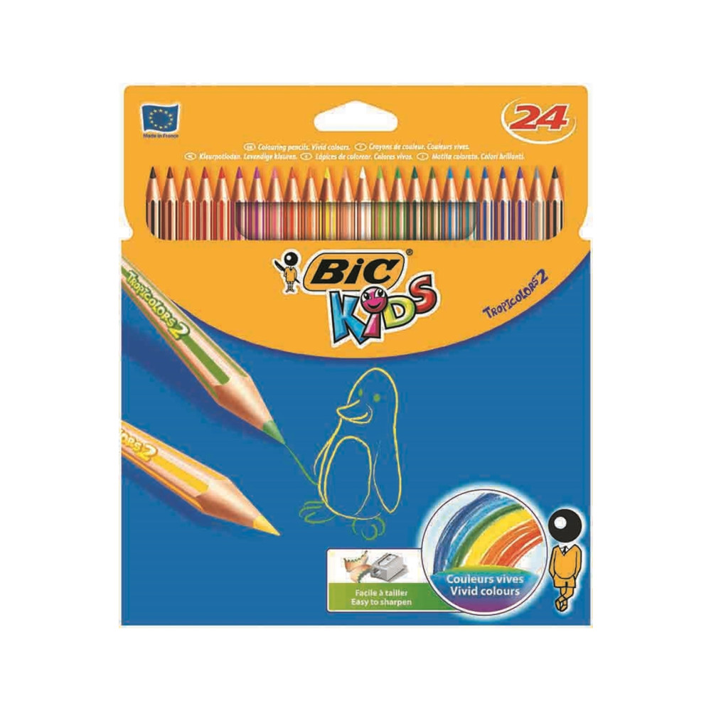 Bic Tropıcolor2 Boya Kalemi 24 Lü Kutu Kuru Boya Kalemi Fiyatı