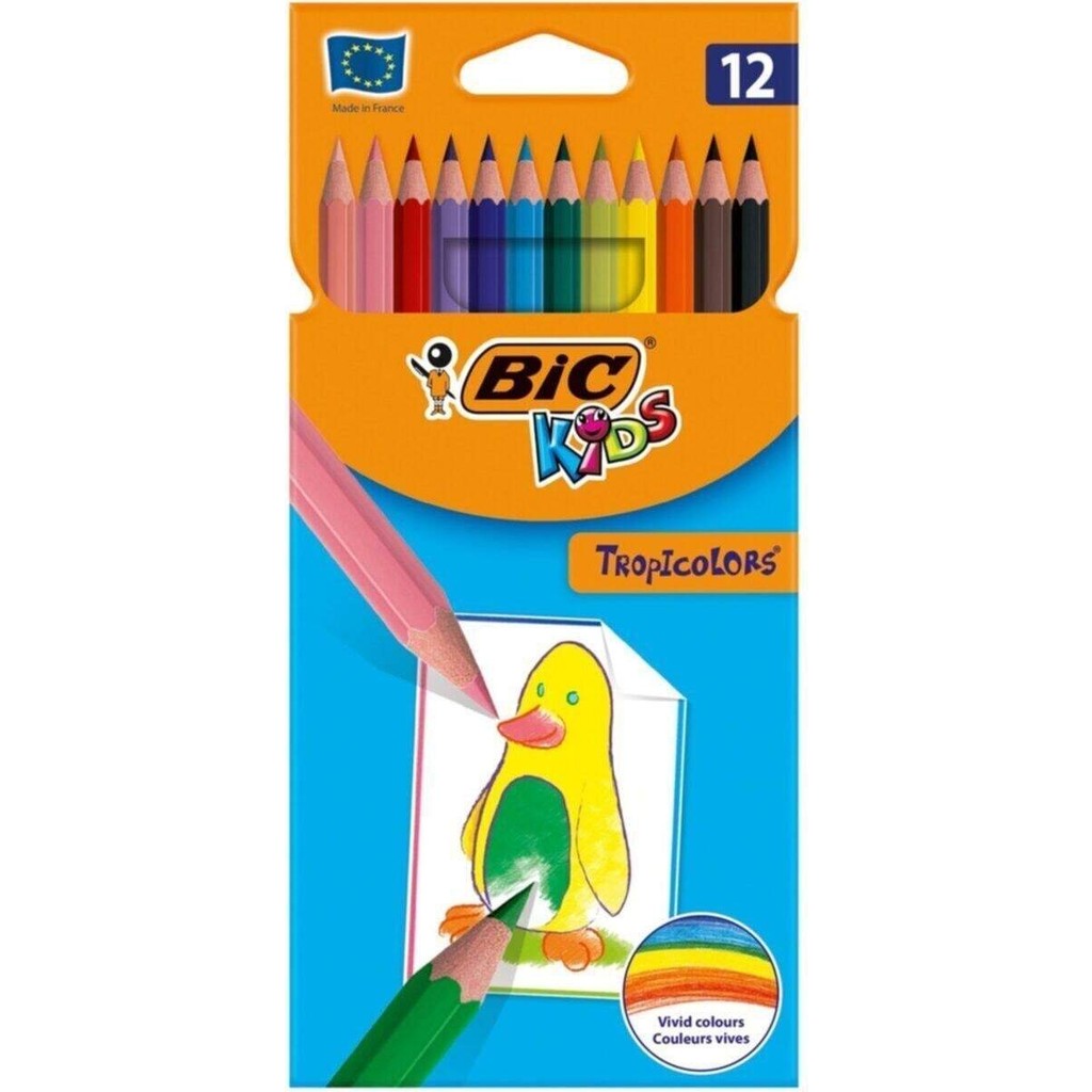 Bic Tropıcolors Kuru Boya 12 Li Kuru Boya Kalemi Fiyatı