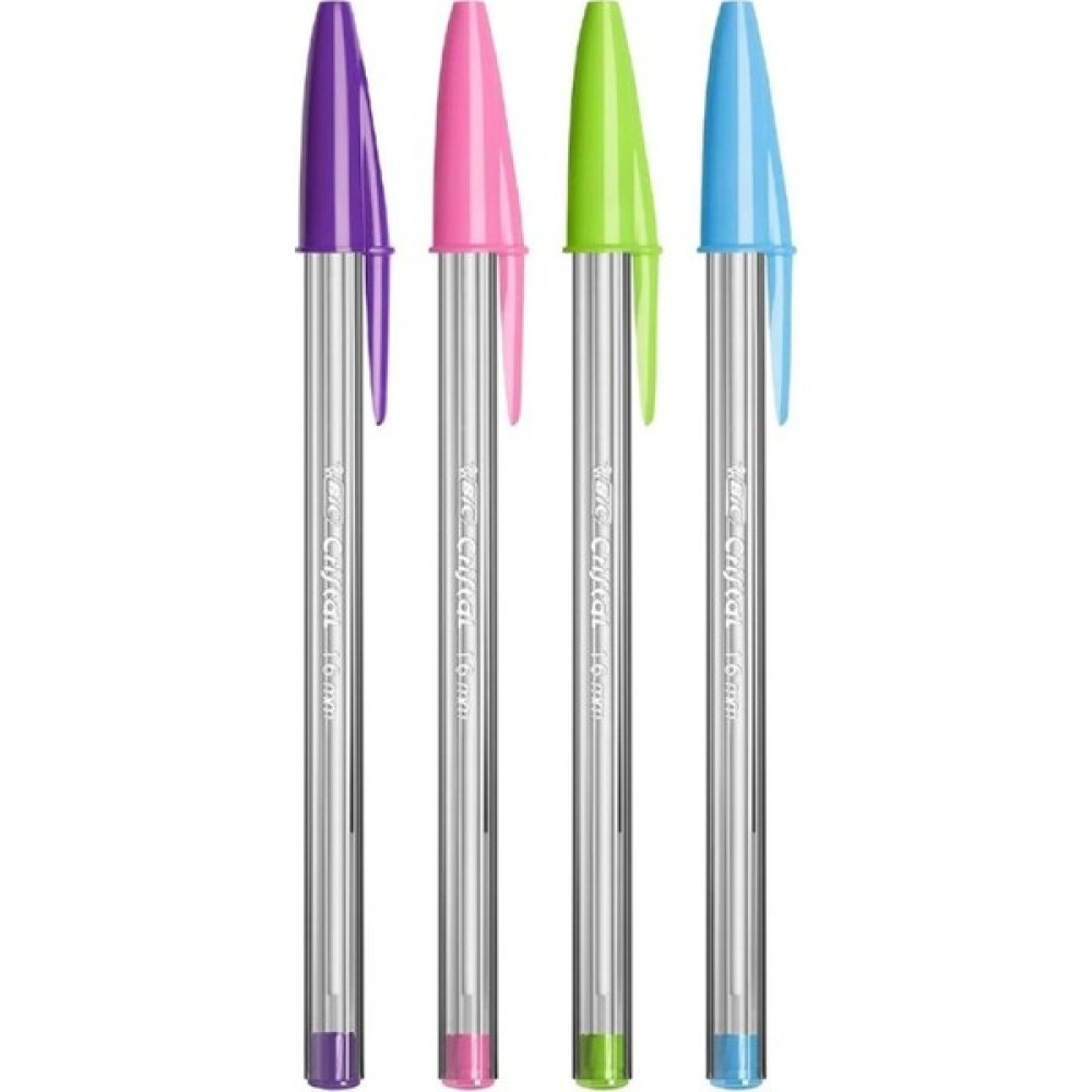 Bic Tükenmez Kalem - Cristal Fun 1,6mm 4 Renk Birer Adet Tükenmez Kalem Fiyatı