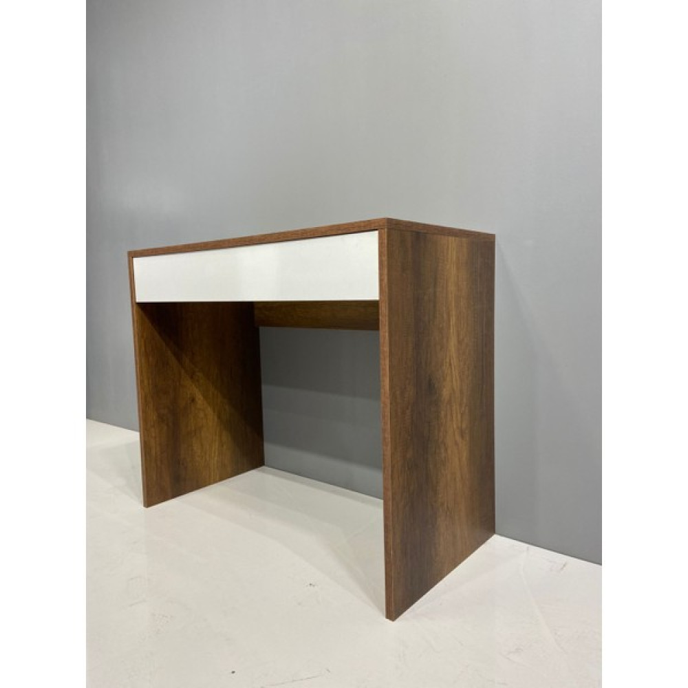 Bicabin Arya Novella Mode Çekmeceli Makyaj Masası/dresuar/çalışma Masası Antrasit Make Up Desk - Beyaz - Ceviz Dresuar / Makyaj Masası Fiyatı