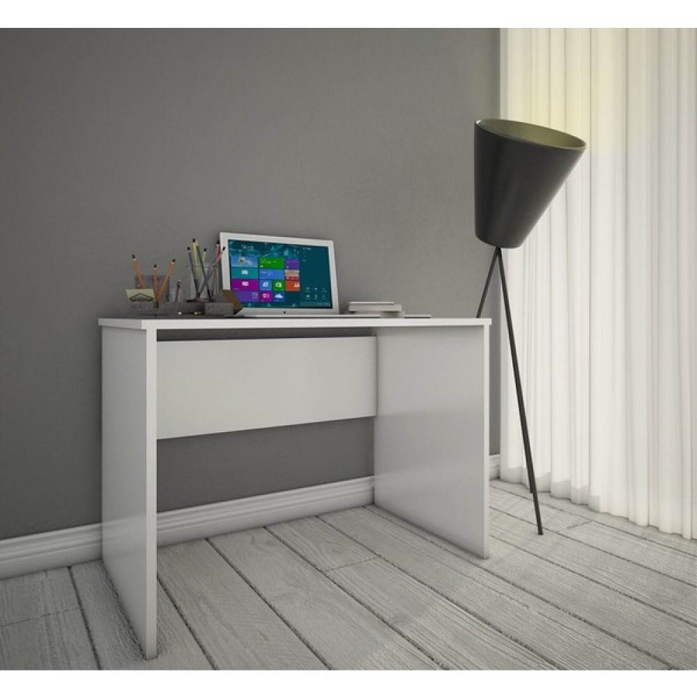 Bicabin Homely Desk Çalışma Masası Laptop / Ofis / Ders Masası (Beyaz) 60 x 90 - Y: 75 cm D: 60 cm G: 90 cm - Beyaz Çalışma Masası Fiyatı