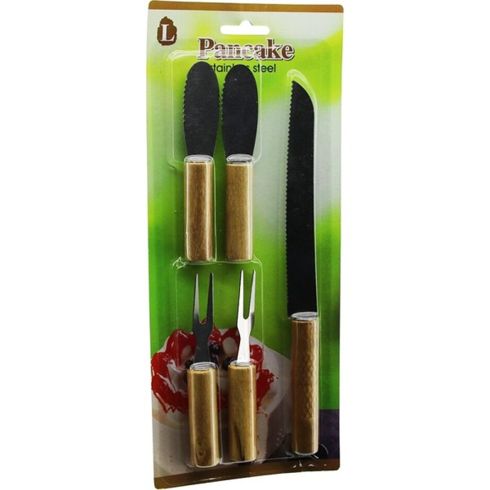 Bıçak Set Ahşap Saplı Ekmek Bıçak 1 Adet Çatalı + Adet Peynir Bıçak+ 2 Tırtıklı Kahvaltı 2 Adet : 2+2+1 5 Pcs Yeni Oto Boyaları Fiyatı