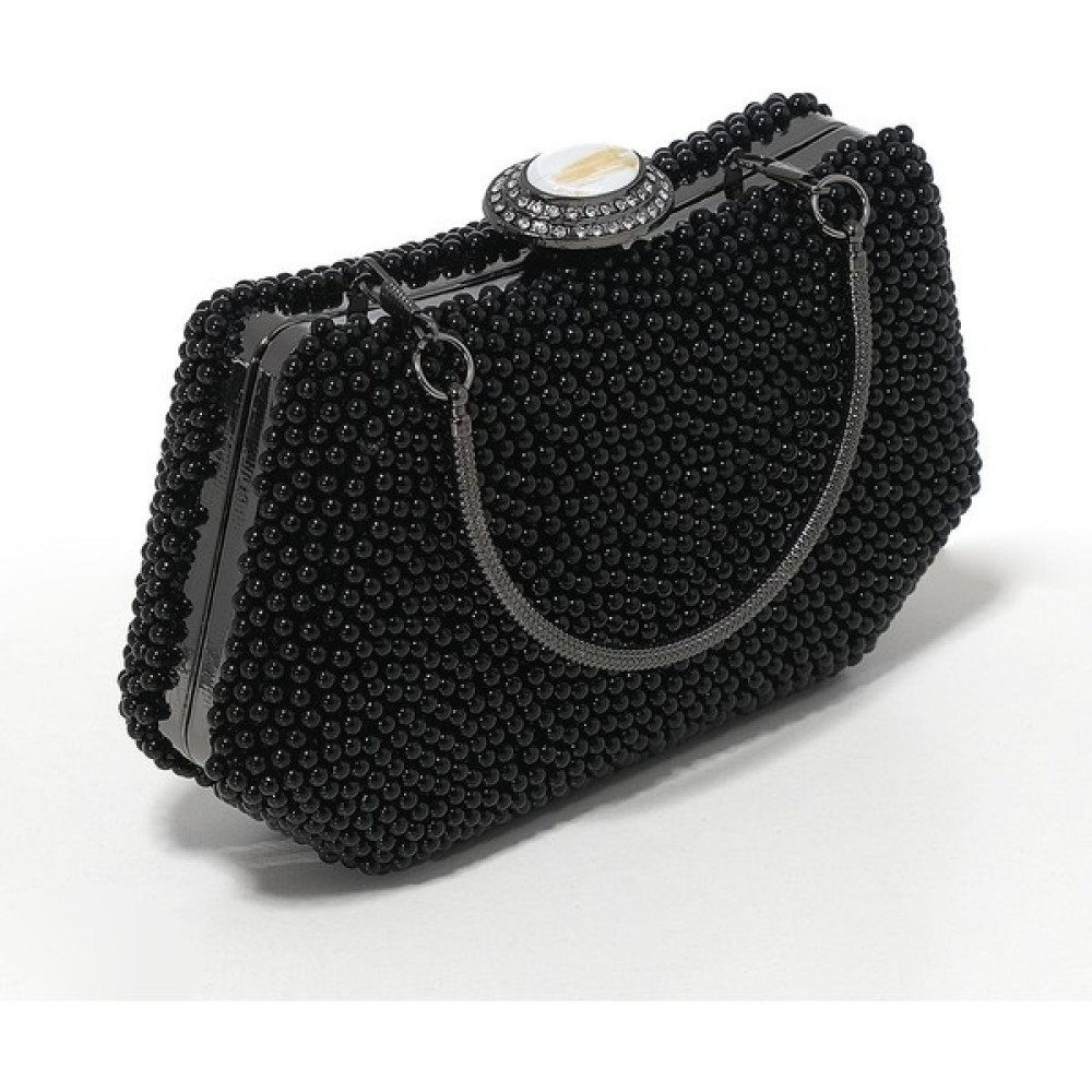 Biçanta Siyah Renk Incili Abiye Çanta Sedef Renk Gelin Çantası Abiye Çanta Gece Çantası Portföy Clutch Abiye Çanta Fiyatı