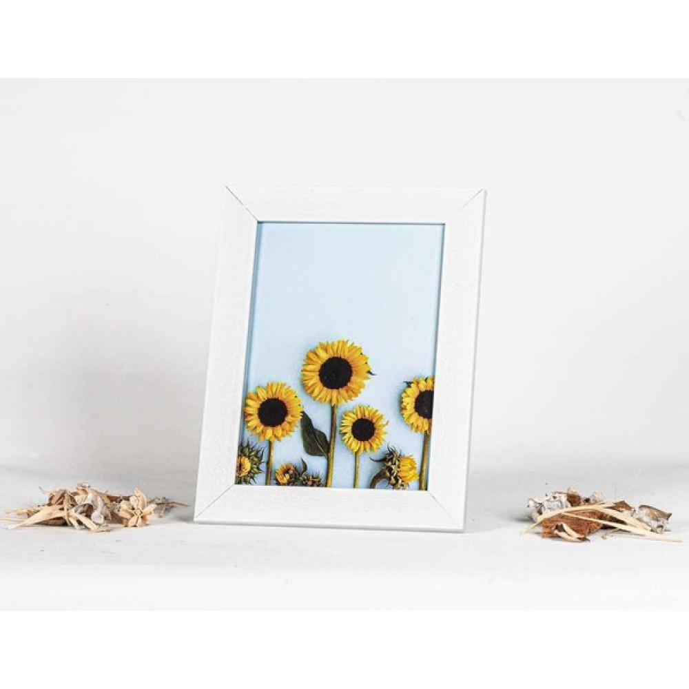 Bicanzade Masaüstü Dekoratif Resim & Fotoğraf Çerçevesi Desenli Beyaz Çerçeve 10 x 15CM. Resim & Fotoğraf Çerçevesi Fiyatı