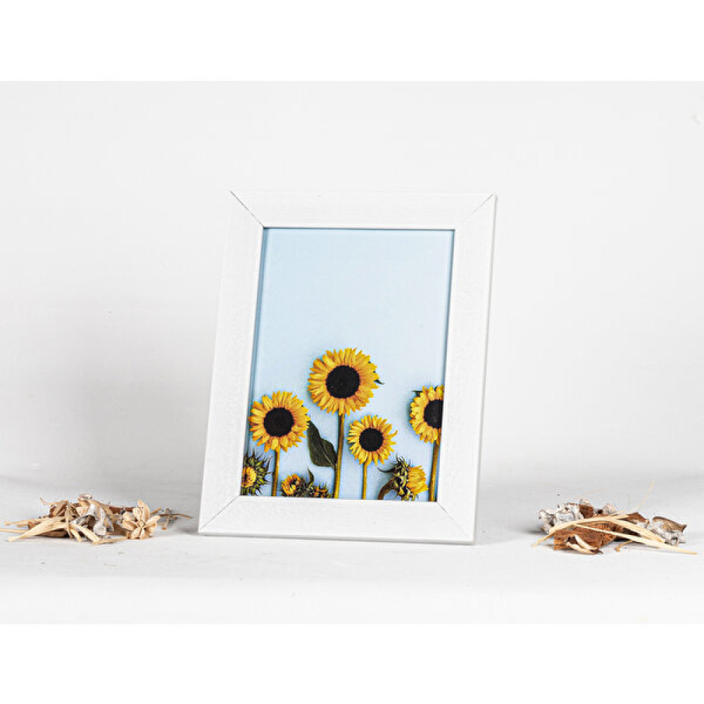 Bicanzade Masaüstü Dekoratif Resim & Fotoğraf Çerçevesi Desenli Beyaz Çerçeve 13 x 18CM. - 13 x 18 cm Resim & Fotoğraf Çerçevesi Fiyatı